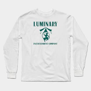 luminary entertainment company logo teal Long Sleeve T-Shirt